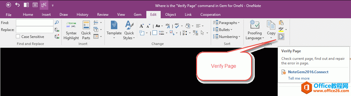 ���ֱʼ��䱦 Gem for OneNote �� "Verify Page" ���ҳ�漼����ɶ�ط��