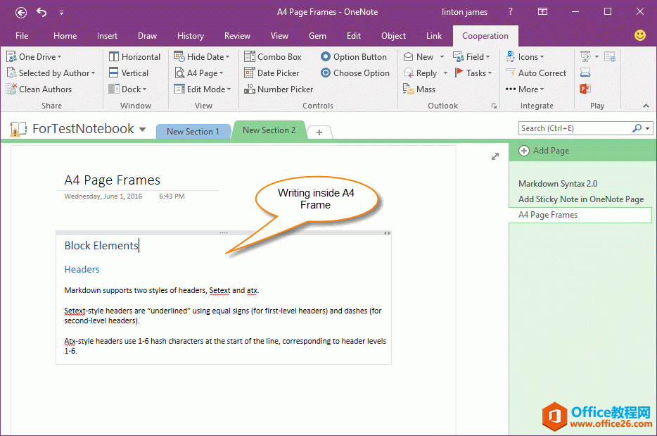 ��ʼ�� A4 ֽ���ڲ���д����