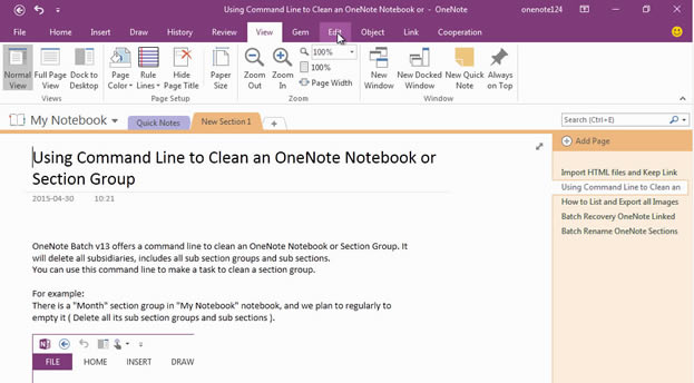 ���� OneNote ҳ��Ϊ Word �ĵ���������ҳ�汳��ɫ
