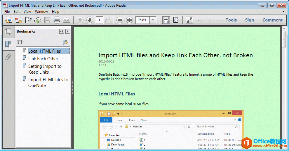 ��α��� OneNote ҳ��Ϊ PDF �ļ���������ԭ����ҳ���ɫ������ɫ��