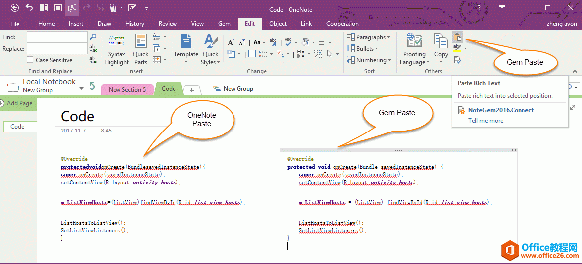ʹ�� Gem ��ճ�����ܣ��Ա��ִ�����Ŀո�