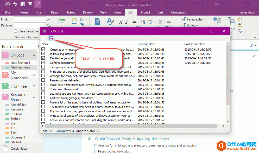 �ڴ��������б������ﱣ���б�Ϊ .CSV �ļ�