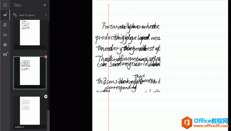 OneNote �����󣬳���ī���ص�