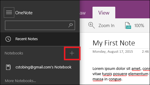 Windows 10��OneNote�ĳ�ѧ�߽̳�