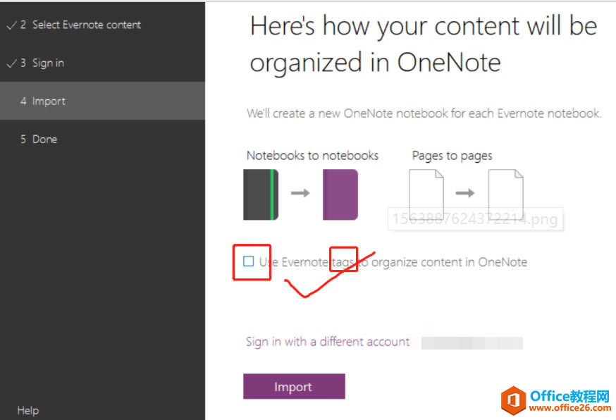 ��Evernoteӡ��ʼǵ����ʼ��Ƶ�OneNote�̳�