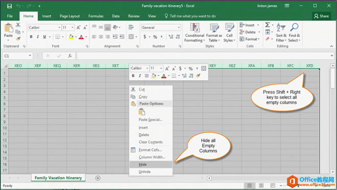 ѡ���ұ����еĿհ���