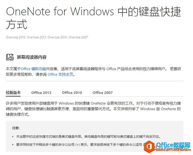 ѧ��һ���ϸ�ļ�������ȫ����OneNote���ÿ�ݼ�