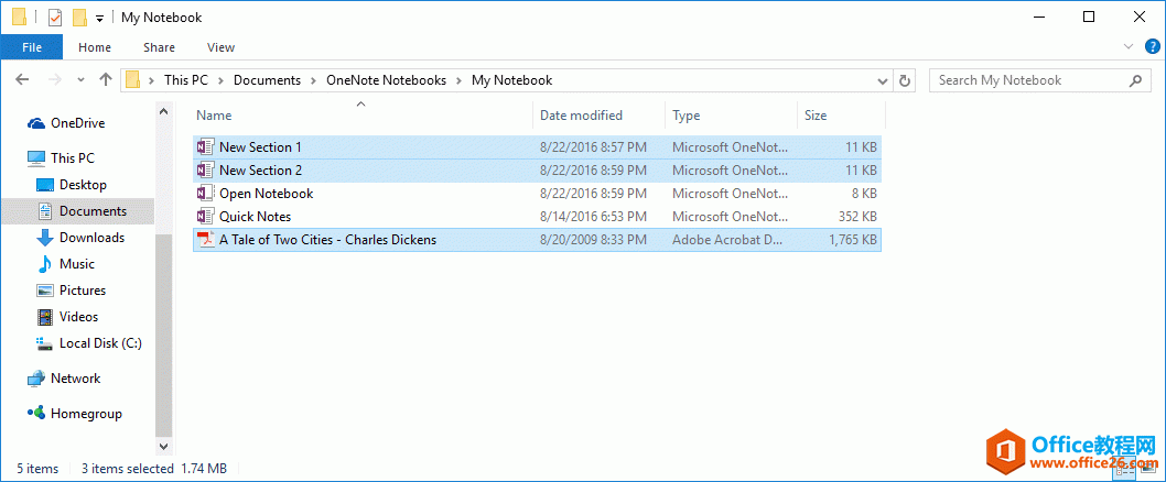 δ���� PDF �� .one �ļ�