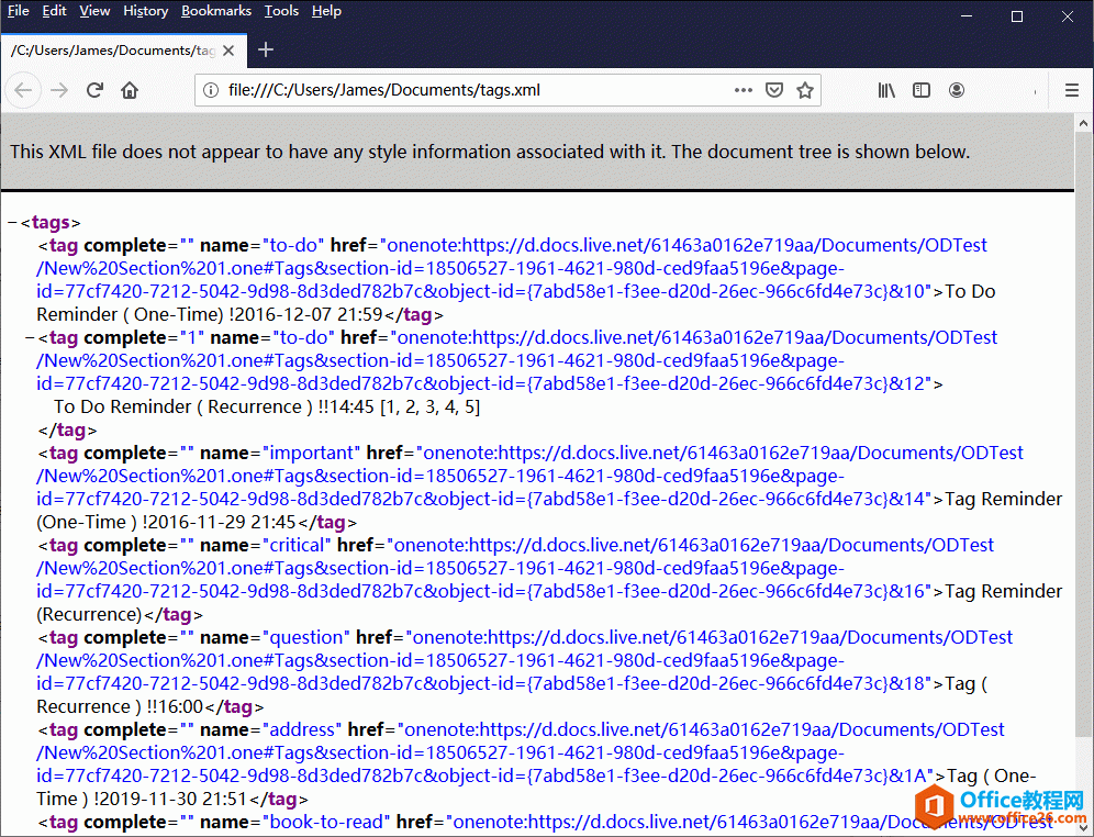 ����ɹ����� Firefox �� XML �ļ�