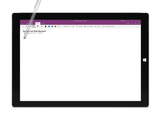 OneNote��д���빫ʽ3