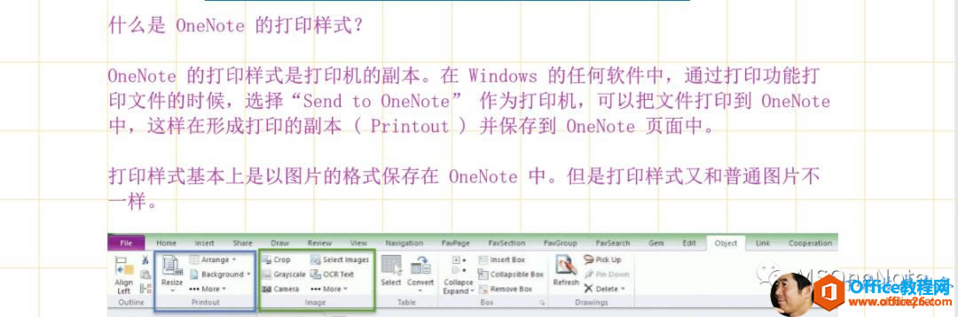 OneNote ��δ�ӡ����ͬ��ɫ�����񱳾��ߣ�2