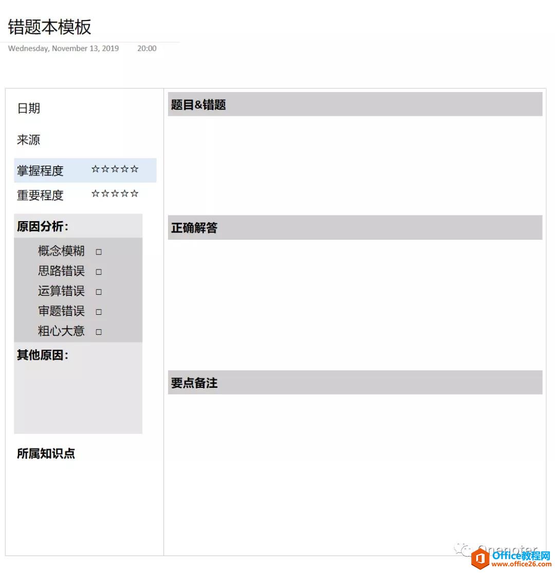 OneNoteģ������ ���Ȿģ�� �������