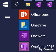 OneNote 2016 ������ͼ��