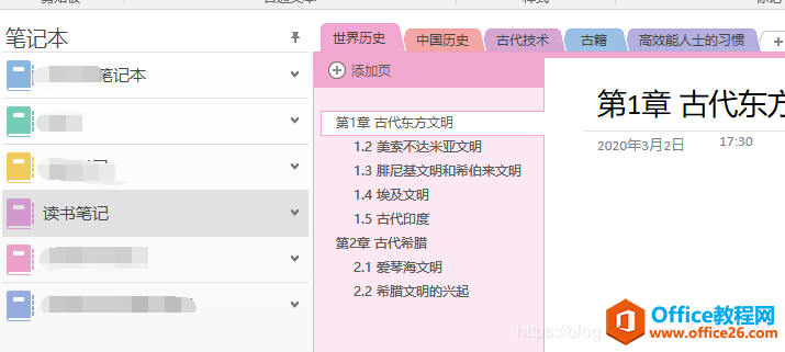 ʹ�õ���������ͬ��OneNote�ķ���ͼ����ϸ�̳�