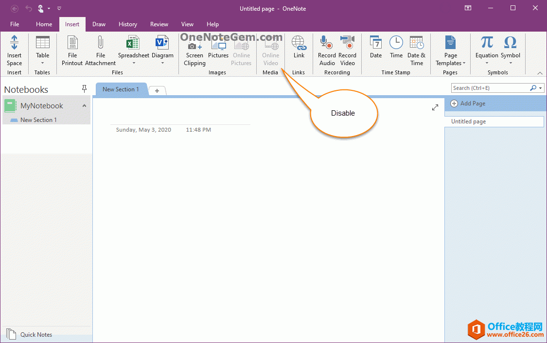 Ϊʲô OneNote 365 ��� ����ͼƬ��������Ƶ�����ǻ�ɫ�ģ��ò���