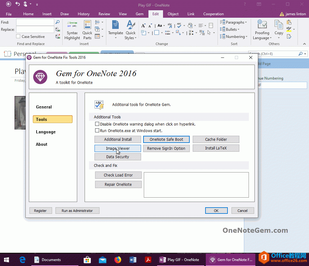���ֱ�Ӵ�OneNote����IE��GIF�鿴��ͼ