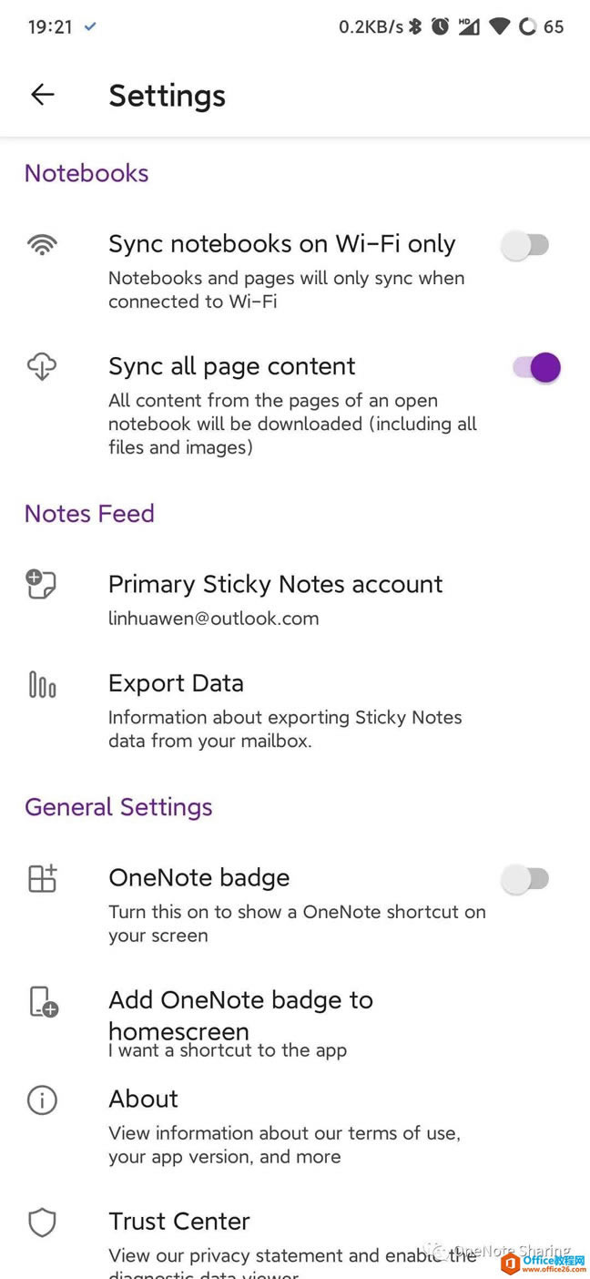 OneNote for Android UI�����ģ�Ĭ����ҳFeedʱ����4