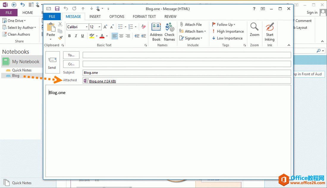 Outlook �ʼ� OneNote �����ļ�