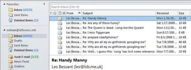 �ɻ������������Ч��ݵ�Outlook�ʼ������͹�������