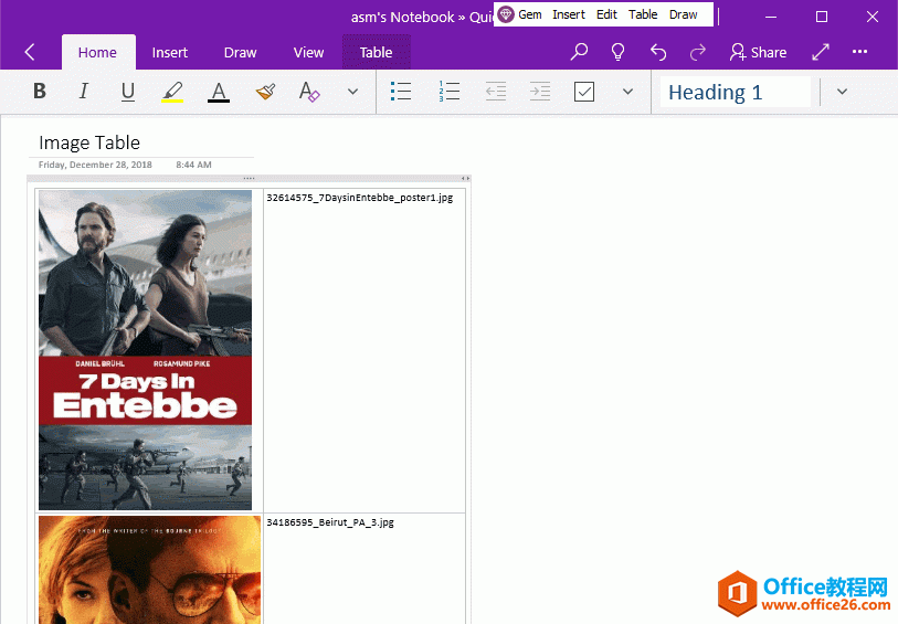 һ�δ�Ŷ�����Ƭ�������ĵ� OneNote for Windows 10 ��