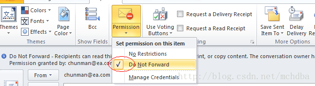 Outlook�з����û�������ܵ�С����