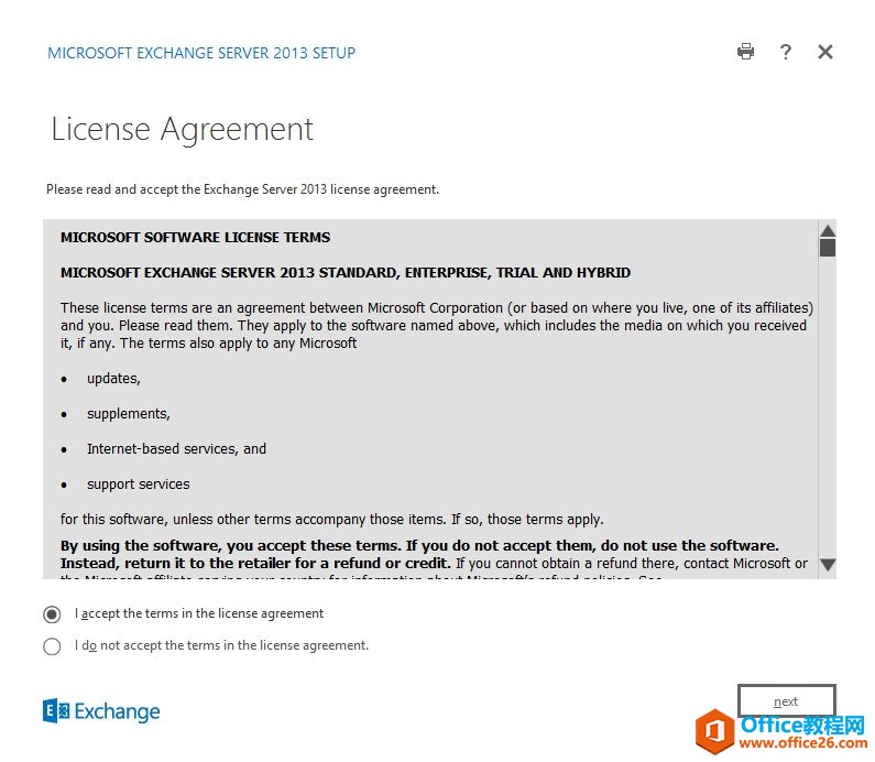Exchange Server 2013 �߿��ò���ϵ�У�����Exchange��װ