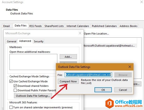 Outlook �������PST�ļ���С