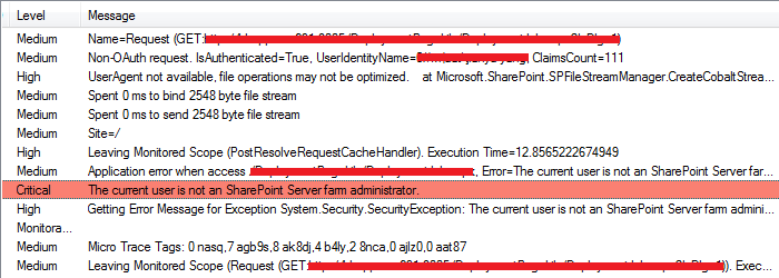 SharePoint Error - The current user is not an SharePoint Server farm administrator_��վ