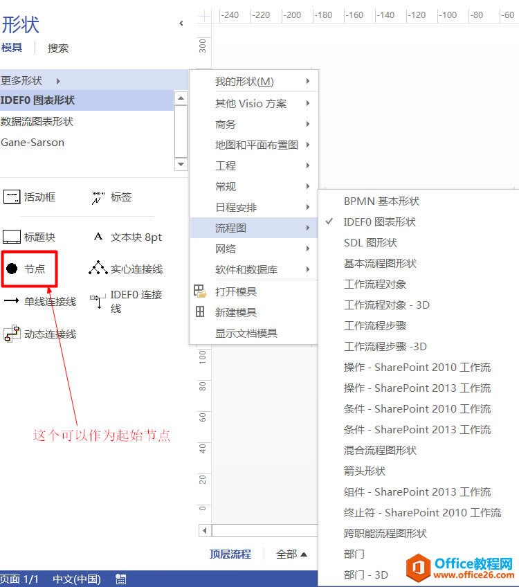 ������� Visio 2013 �� ����״̬ת��ͼ