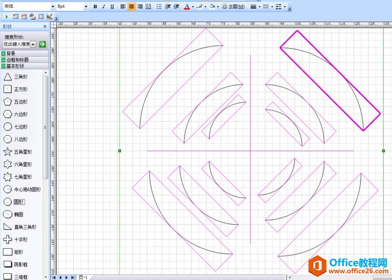 Visio ����һ��Կ�׿�ƽ��ͼ�ľ��尸��ͼ��ͼ�Ľ̳�