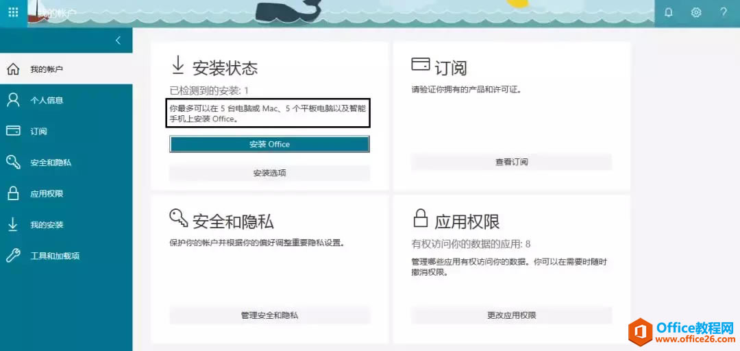 ����˾Ա��Office 365Ȩ���Ƿ��ѷ���