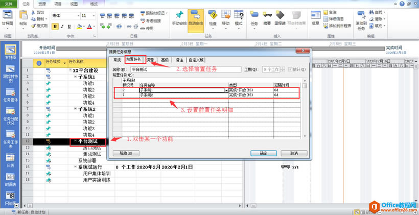 Project 项目分解和功能依赖基础教程