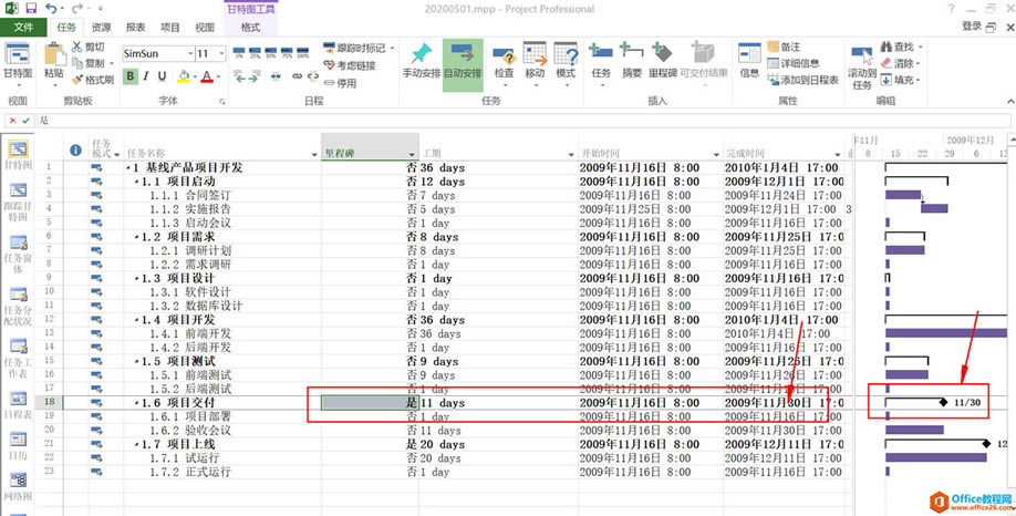 项目管理 | Project从入门到精通 | 里程碑设置方法(2种)