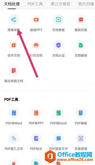 ���ʹ�� WPS�ֻ��� ���˼ά��ͼ����