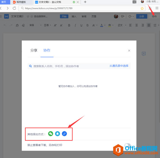 WPS�Ķ�������Э���༭������ô��4