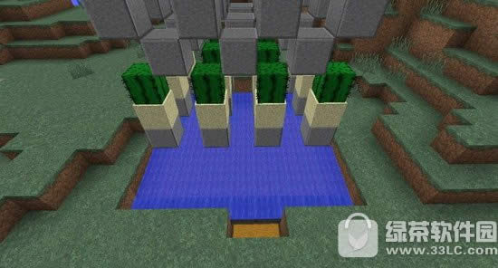 我的世界全自动仙人掌机怎么做 我的世界全自动仙人掌机建造方法2