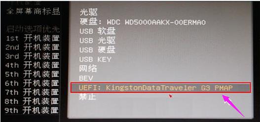 ΢������bios����,ͼ����ϸ˵��΢������bios��������U�̴�