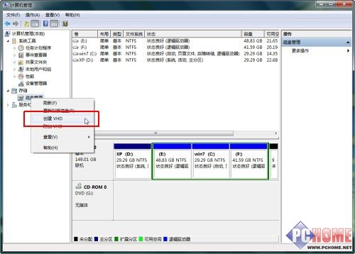 Windows 7����Ӳ�̵Ĵ����������Ƴ�