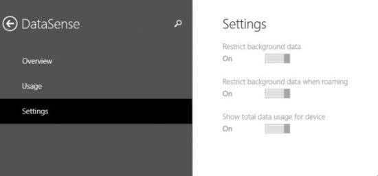 Win10 9860��Data Sense��������ͳ�Ƽ�����������