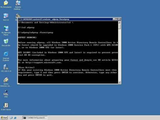 ͼ����ʾwindows2003Ǩ����win2008ϵͳ�Ĳ���