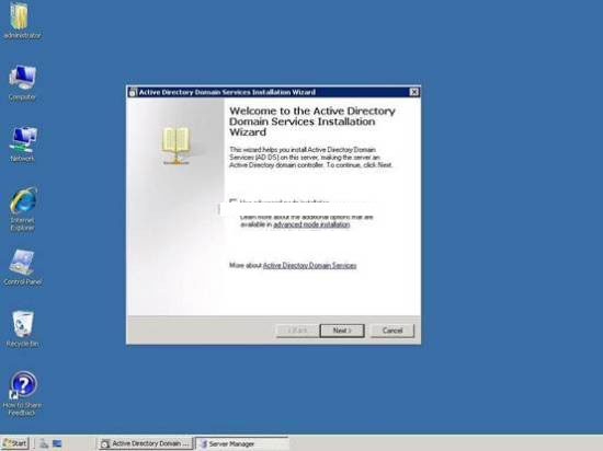 ͼ����ʾwindows2003Ǩ����win2008ϵͳ�Ĳ���