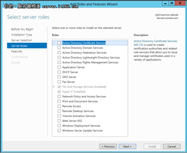 Windows Server 2012 ��װ���ü�Ӧ��