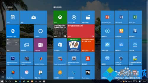 ����ʾȫ��Ļ��ʼ�˵�����