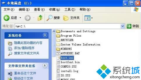 XPϵͳ��������boot.ini�Ƿ���ʾ������