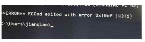 ����������ʾ�����в��˱���0x10df 4319��ô�죿