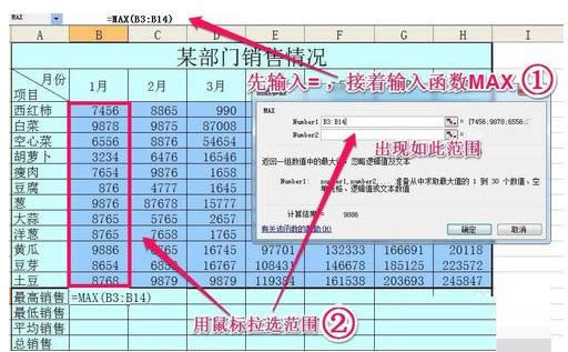 Win7����Excel�����С��ƽ��������ʹ�÷���