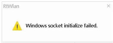 ���Կ���Windows socket initialize failed��