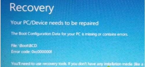 Win7��������Recovery�����޷������Ľ������