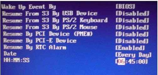 ͨ��BIOS���õ��Զ�ʱ�����Ĳ�������