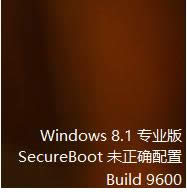Win8�������secure bootδ��ȷ���õ����ִ�������